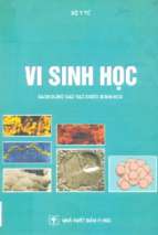 Vi sinh học  sách dùng đào tạo dược sĩ đại học
