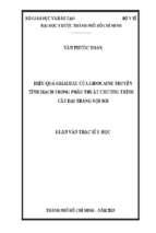 Hiệu quả giảm đau của lidocaine truyền tĩnh mạch trong phẫu thuật chương trình cắt đại tràng nội soi