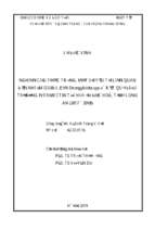 Luận án tiến sĩ nghiên cứu thực trạng, một số yếu tố liên quan đến nhiễm giun lươn strongyloides spp và kết quả