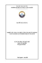 Nghiên cứu nâng cao chất lượng của bảo vệ khoảng cách và định vị sự cố bằng rơle kỹ thuật số