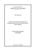 Nghiên cứu bù công suất phản kháng trên lưới điện phân phối, tính toán cho lộ đường dây 375e13.1 đồng mỏ