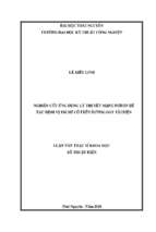 Nghiên cứu ứng dụng lý thuyết mạng nơron để xác định vị trí sự cố trên đường dây tải điện