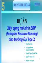 Xây dựng mô hình erp cho trường đại học x.ppt