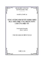 Tăng cường phi tuyến kerr chéo dựa trên hiệu ứng trong suốt cảm ứng điện từ tt