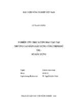 Nghiên cứu chất lượng đào tạo tại trường cao đẳng xây dựng công trình đô thị   bộ xây dựng  