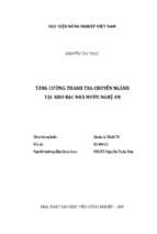 Tăng cường thanh tra chuyên ngành tại kho bạch nhà nước nghệ an  