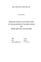 Thanh tra chi đầu tư xây dựng cơ bản từ ngân sahs nhà nước tại phòng thanh tra huyện thái thụy, tỉnh thái bình  
