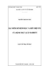 đặc điểm mô bệnh học và biểu hiện p53 của bệnh thực quản barrett