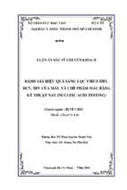 đánh giá hiệu quả sàng lọc virus hbv, hcv, hiv của máu và chế phẩm máu bằng kỹ thuật nat (nucleic acid testing)