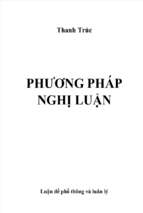 Phương pháp nghị luận.