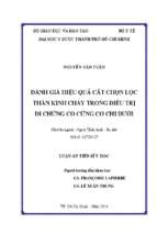 đánh giá hiệu quả cắt chọn lọc thần kinh chày trong điều trị di chứng co cứng cơ chi dưới