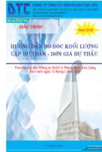 Bài giảng dự toán 2016