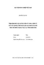Tình hình mắc hội chứng viêm tử cung, viêm vú, mất sữa (mma) trên đàn lợn nái sinh sản nuôi theo mô hình trang trại tại tỉnh ninh bình  