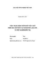 Thực trạng bệnh viêm ruột tiêu chảy trên đàn chó nuôi tại thành phố lạng sơn và thử nghiệm điều trị  
