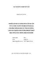 Nghiên cứu sự lưu hành virus cúm gia cầm type