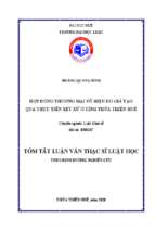 Hợp đồng thương mại vô hiệu do giả tạo, qua thực tiễn xét xử ở tỉnh thừa thiên huế