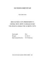 Khảo sát hàm lượng progesterone và cortisol trong huyết thanh sau khi đặt vòng prob vào âm đạo ở bò cắt buồng trứng  