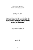 Thực trạng và giải pháp đẩy mạnh sản xuất   tiêu thụ các sản phẩm gỗ thủ công mỹ nghệ chủ yếu ở huyện từ sơn tỉnh bắc ninh