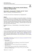 Artificial intelligence in cyber security research advances, challenges, and opportunities (2)