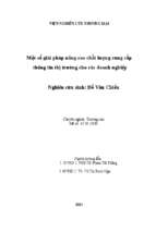 Một số giải pháp nâng cao chất lượng cung cấp thông tin thị trường cho các doanh nghiệp