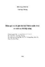 Hiệu quả và chi phí thở khí nitric oxide ở trẻ sơ sinh suy hô hấp nặng