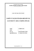 Nghiên cứu hệ truyền động điện biến tần 4 góc phần tư động cơ không đồng bộ