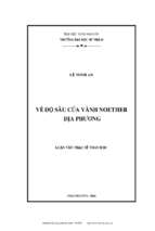 Về độ sâu của vành noether địa phương