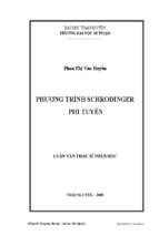 Phương trình schrodinger phi tuyến