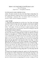 Phong cách nghệ thuật nguyễn quang sáng