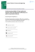 Inverse source problem of heat conduction equation with time dependent diffusivity on a spherical symmetric domain
