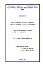 Phát triển thị trường sản phẩm tiết kiệm năng lượng của việt nam