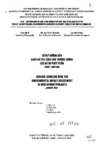 Sổ tay hướng dẫn đánh giá tác động môi trường chung các dự án phát triển đề án xây dựng năng lực quản lý môi trường ở việt nam vnm b7 6200 ib 96 05