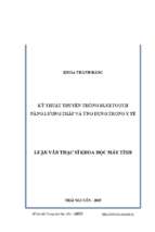 Kỹ thuật truyền thông bluetooth năng lượng thấp và ứng dụng trong y tế