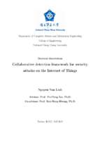 Collaborative detection framework for security attacks on the internet of things