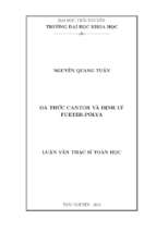 đa thức cantor và định lý fueter pólya