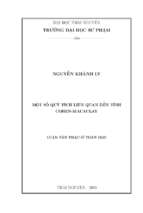 Một số quỹ tích liên quan đến tính cohen macaulay