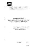 Báo cáo tổng quan hiện trạng năng lượng điện lực vùng đồng bằng sông hồng