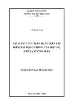 Bất đẳng thức biến phân trên tập điểm bất động chung của một họ ánh xạ không giãn