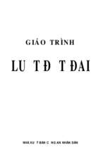 Giáo trình luật đất đai