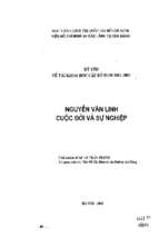 Nguyễn văn linh cuộc đời và sự nghiệp tuyển tập các chuyên đề