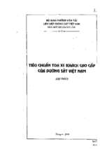 Chế tạo toa xe khách cao cấp tiêu chuẩn toa xe khách cao cấp của đường sắt việt nam dự thảo