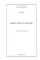 định lý casey và ứng dụng