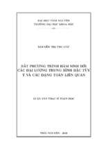 Bất phương trình hàm sinh bởi các đại lượng trung bình bậc tùy ý và các dạng toán liên quan