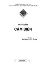 Giáo trình cảm biến