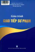 Giáo trình giao tiếp sư phạm