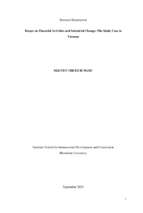 Essays on financial activities and industrial change the study case in vietnam