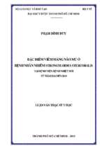 đặc điểm viêm màng não mủ ở bệnh nhân nhiễm strongyloides stercoralis tại bệnh viện bệnh nhiệt đới từ năm 2016 đến 2019