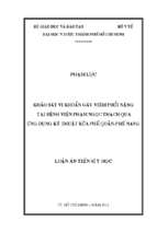 Khảo sát vi khuẩn gây viêm phổi nặng tại bệnh viện phạm ngọc thạch qua ứng dụng kỹ thuật rửa phế quản phế nang