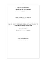 Thu hút đầu tư tư nhân dưới hình thức hợp tác công tư (ppp) vào ngành điện tại việt nam tt