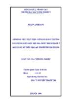 đánh giá việc thực hiện chính sách bồi thường giải phóng mặt bằng khi nhà nước thu hồi đất ở một số dự án trên địa bàn thành phố hải phòng